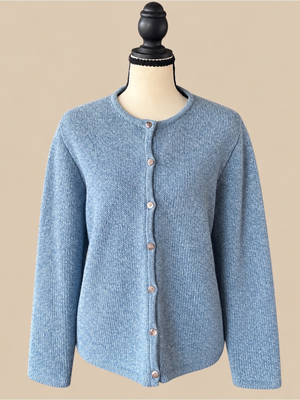 Granola Girl L.L. Bean Vintage Cotton Cardigan L P